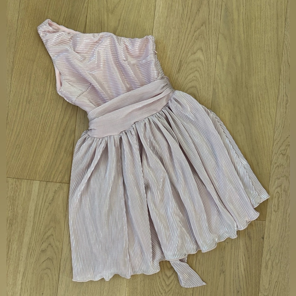 Champaign pink Lucy In The Sky dress XS